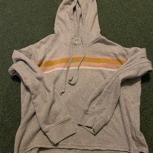 American eagle crop hoodie
